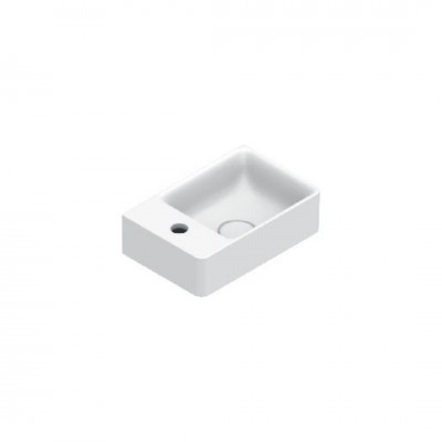Catalano Elice umywalka 35x23 cm prostokątna prawa biały mat 0420381021