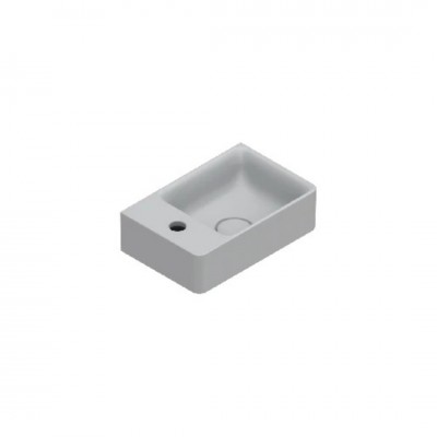 Catalano Elice umywalka 35x23 cm prostokątna prawa szary mat 0420381023
