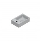 Catalano Elice umywalka 35x23 cm prostokątna prawa szary mat 0420381023