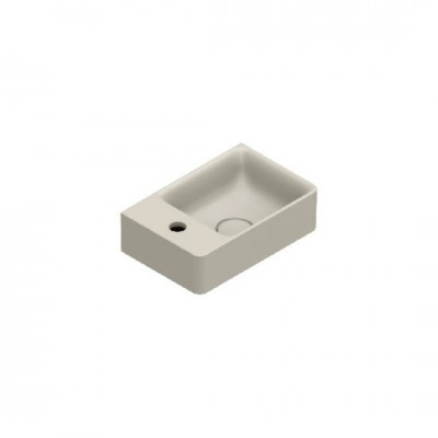 Catalano Elice umywalka 35x23 cm prostokątna prawa sabbia mat 0420381029