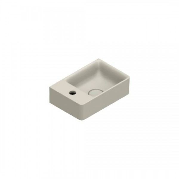 Catalano Elice umywalka 35x23 cm prostokątna prawa sabbia mat 0420381029