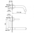 Kohlman Maxima bateria umywalkowa podtynkowa 2-otworowa QW185M