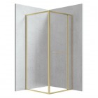 Deante Square kabina prysznicowa kwadratowa 90 cm złoty szczotkowany KQB_R099P