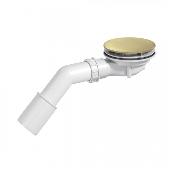 Deante Easy Clean syfon brodzikowy 90 mm złoty szczotkowany NHC_R29D