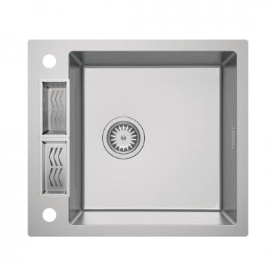 Deante Magnetic zlewozmywak stalowy 56x50 cm ZRM_0103 Deante Magnetic zlewozmywak stalowy 56x50 cm ZRM_0103