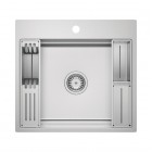 Deante Magnetic zlewozmywak stalowy 56x52 cm stal szczotkowana ZRM_010A