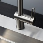 Deante Magnetic zlewozmywak stalowy 76x52 cm stal szczotkowana ZRM_010B