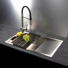 Deante Magnetic zlewozmywak stalowy 82x50 cm stal szczotkowana ZRM_0113
