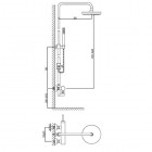 Kohlman Maxima zestaw prysznicowy