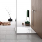 Sanswiss Livada brodzik kwadratowy 100x100 cm konglomeratowy biały W20Q10004