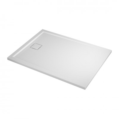 Sanswiss Livada brodzik prostokątny 140x70 cm konglomeratowy biały W20AS07014004