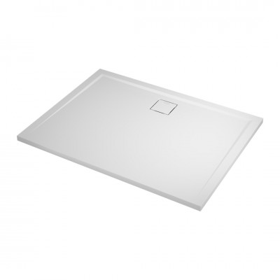Sanswiss Livada brodzik prostokątny 120x70 cm konglomeratowy biały W20AL07012004