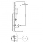 Kohlman Maxima zestaw wannowy