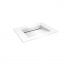 Oltens Stila umywalka 60x45 cm meblowa prostokątna LavaForm biała 40200000