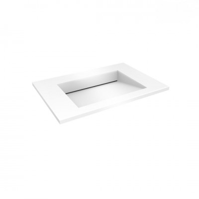 Oltens Stila umywalka 80x45 cm meblowa prostokątna LavaForm biała 40201000
