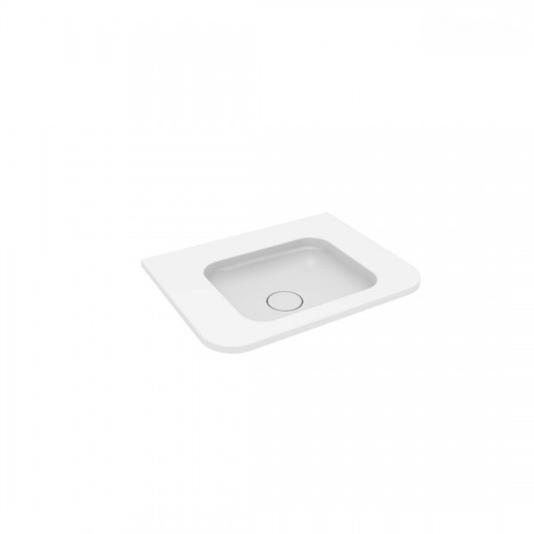 Oltens Hamnes umywalka 60x46,1 cm meblowa prostokątna PureSurface biała 40212000