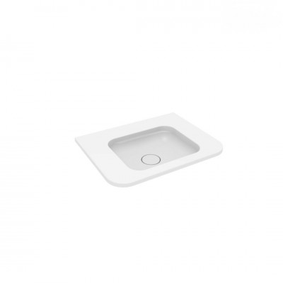 Oltens Hamnes umywalka 60x46,1 cm meblowa prostokątna PureSurface biała 40212000