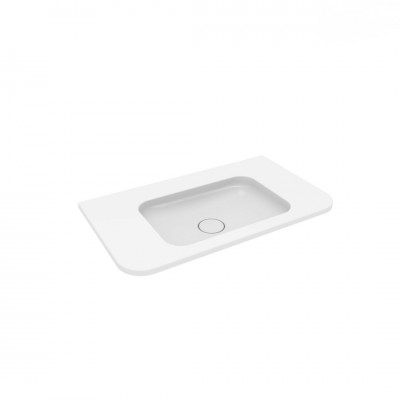 Oltens Hamnes umywalka 80x46,1 cm meblowa prostokątna PureSurface biała 40213000