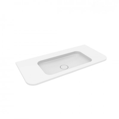 Oltens Hamnes umywalka 100x46,1 cm meblowa prostokątna PureSurface biała 40214000