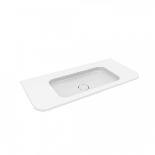 Oltens Hamnes umywalka 100x46,1 cm meblowa prostokątna PureSurface biała 40214000