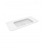 Oltens Hamnes umywalka 100x46,1 cm meblowa prostokątna PureSurface biała 40214000