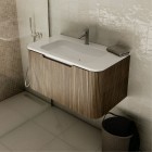 Oltens Hamnes umywalka 60x46,1 cm meblowa prostokątna PureSurface biała 40212000