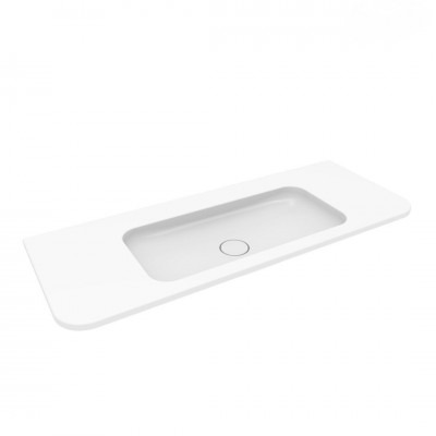 Oltens Hamnes umywalka 120x46,1 cm meblowa prostokątna PureSurface biała 40215000