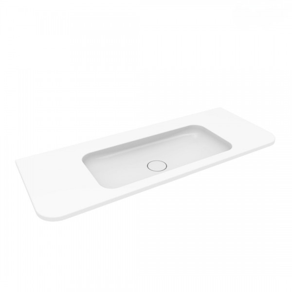Oltens Hamnes umywalka 120x46,1 cm meblowa prostokątna PureSurface biała 40215000