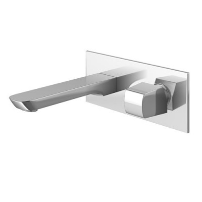 Kohlman Lexis bateria umywalkowa podtynkowa 2-otworowa wylewka 17 cm QW185L