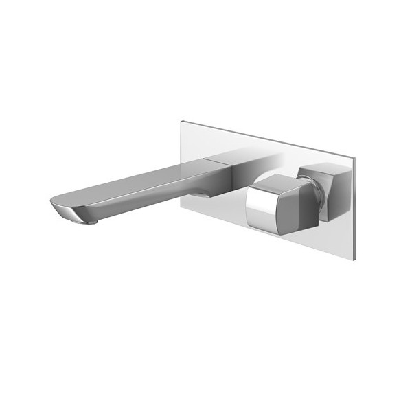 Kohlman Lexis bateria umywalkowa podtynkowa 2-otworowa wylewka 17 cm QW185L