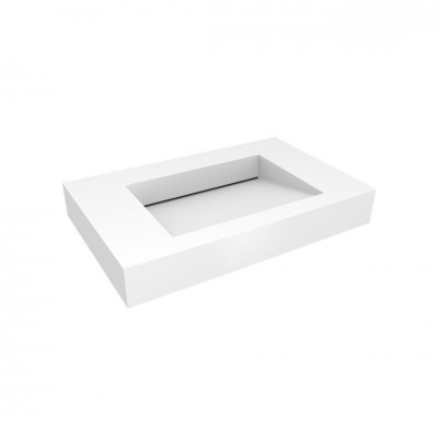 Oltens Stila umywalka 90x45 cm ścienna prostokątna LavaForm biały mat 40002900
