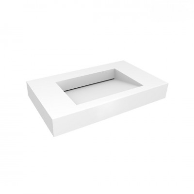 Oltens Stila umywalka 100x45 cm ścienna prostokątna LavaForm biały mat 40003900