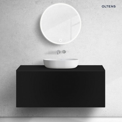 Oltens Lun szafka 120 cm podumywalkowa wisząca czarny mat 60035300