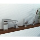 Kohlman Lexis bateria wannowa stojąca 4-otworowa QB244L