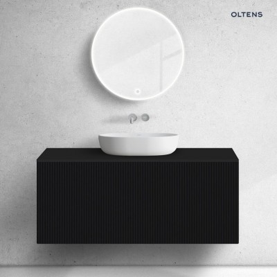 Oltens Lun szafka 120 cm podumywalkowa wisząca czarny mat 60030300
