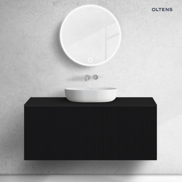 Oltens Lun szafka 120 cm podumywalkowa wisząca czarny mat 60030300