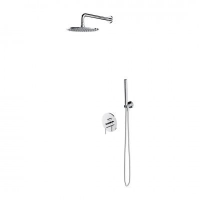 Omnires Y kompletny zestaw prysznicowy podtynkowy deszczownica 25 cm chrom SYSY35CR