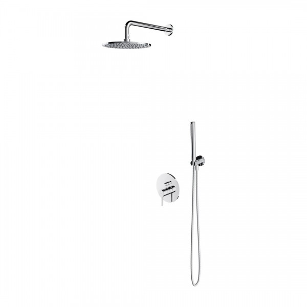 Omnires Y kompletny zestaw prysznicowy podtynkowy deszczownica 25 cm chrom SYSY35CR