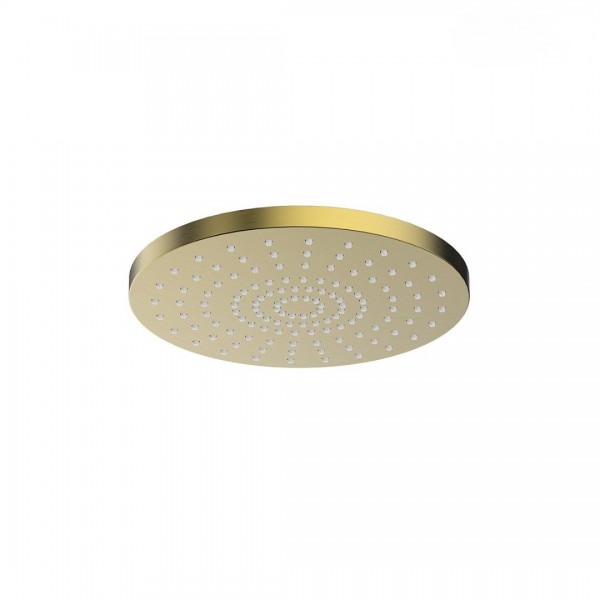 Oltens Pluva deszczownica 25 cm okrągła złoto szczotkowane 37010810