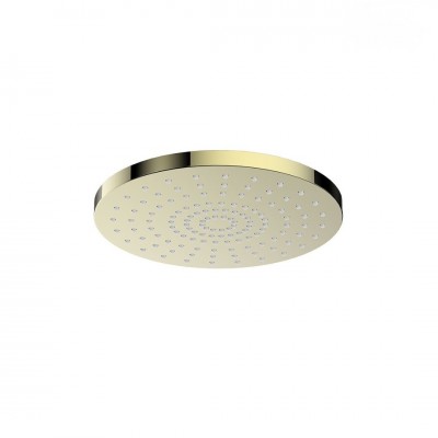 Oltens Pluva deszczownica 25 cm okrągła złoty połysk 37010800