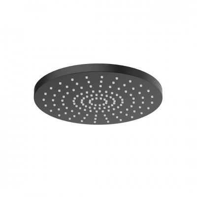 Oltens Pluva deszczownica 30 cm okrągła czarny mat 37011300