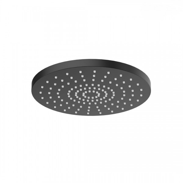 Oltens Pluva deszczownica 30 cm okrągła czarny mat 37011300