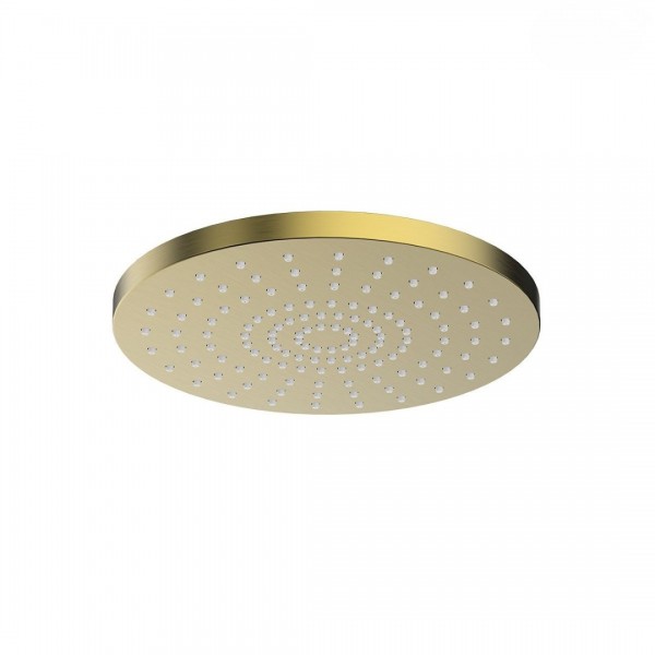 Oltens Alvo deszczownica 30 cm okrągła złoto szczotkowane 37011810