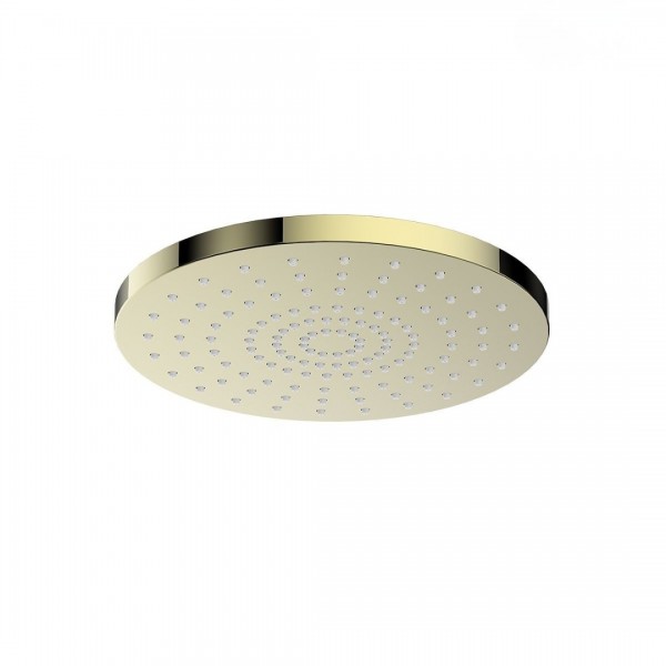 Oltens Alvo deszczownica 30 cm okrągła złoty połysk 37011800