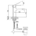 Kohlman Foxal bateria bidetowa QB130F