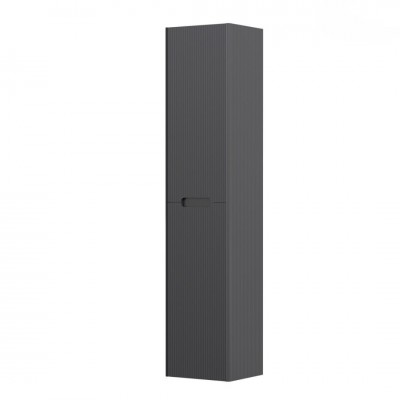 Oltens Hamnes szafka 160 cm boczna wisząca czarny mat 60038300
