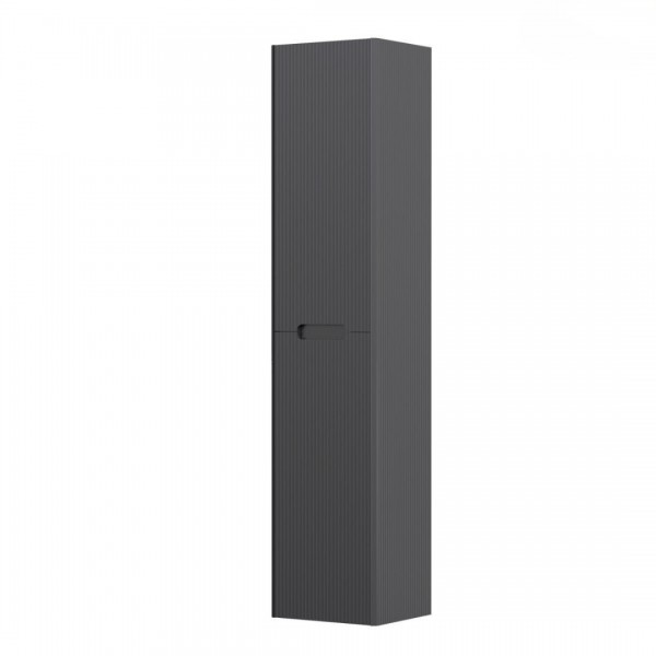 Oltens Hamnes szafka 160 cm boczna wisząca czarny mat 60038300