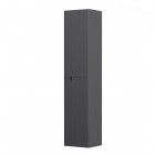Oltens Hamnes szafka 160 cm boczna wisząca czarny mat 60038300