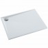 Schedpol Libra Grooved White Stone brodzik prostokątny 70x80 cm biały kamień 3SP.L1P-7080/B/GR