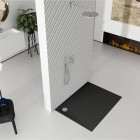 Schedpol Libra Black Mat brodzik prostokątny 70x80 cm czarny 3SP.L1P-7080/C/MG